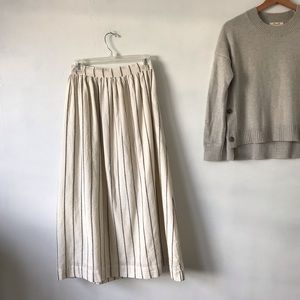 Pinstripe skirt